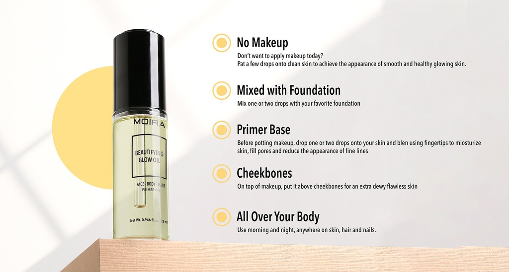 MOIRA ACEITE FACIAL BEAUTIFYING GLOW