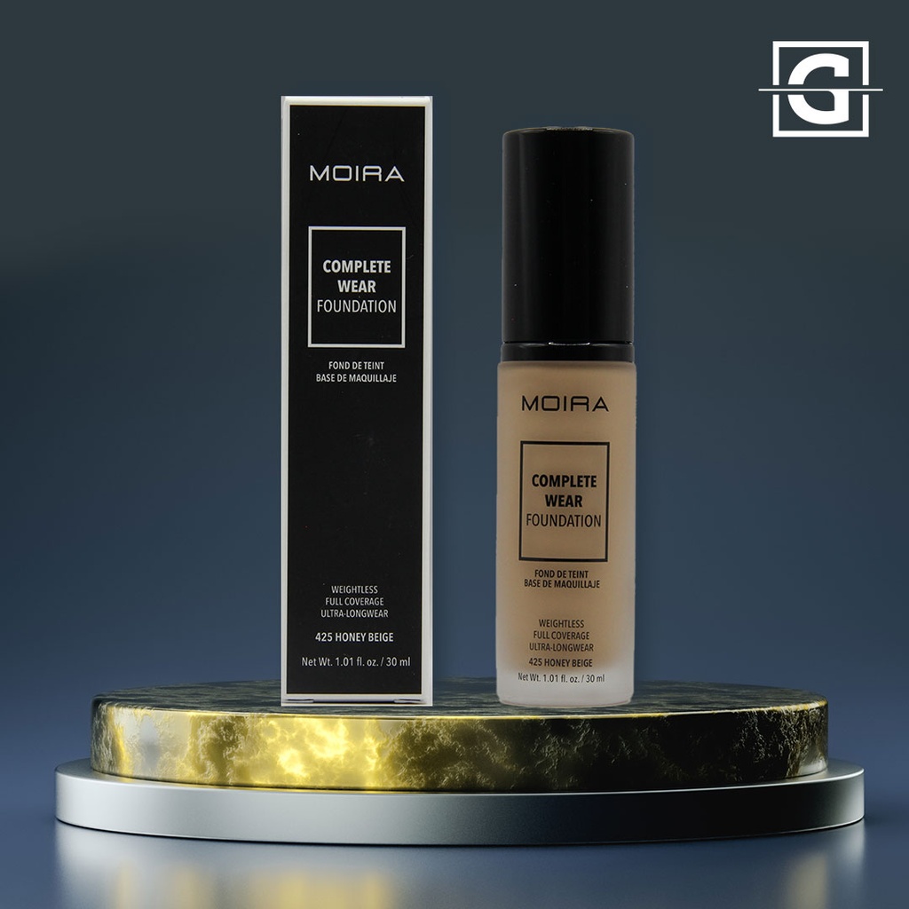 MOIRA BASE DE MAQUILLAJE COMPLETE WEAR 425 HONEY BEIGE