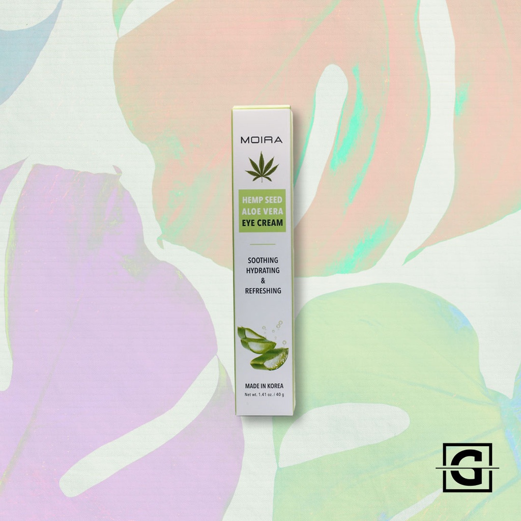 MOIRA HIDRATANTE PARA CONTORNO DE OJOS CON ALOE VERA Y SEMILLA DE CAÑAMO