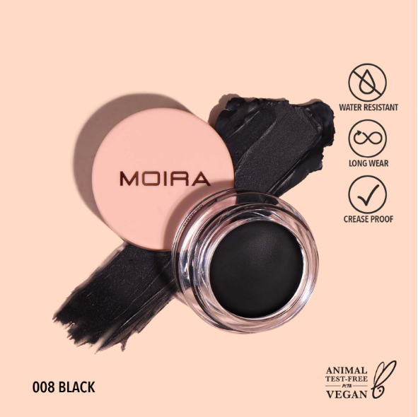 MOIRA PRIMER SOMBRA LASTING PRIMING CREAM SHADOW 008 BLACK