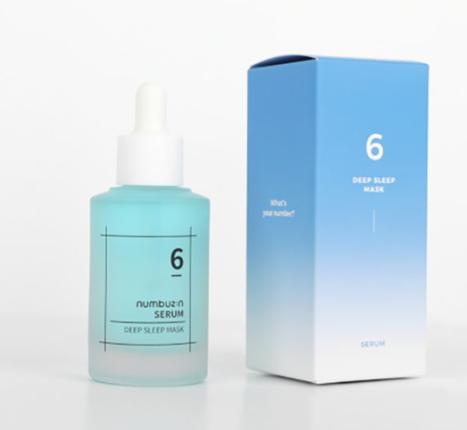 NUMBUZIN SUERO FACIAL HIDRATANTE CON AGUA GLACIAR No. 6 DEEP SLEEP MASK SERUM