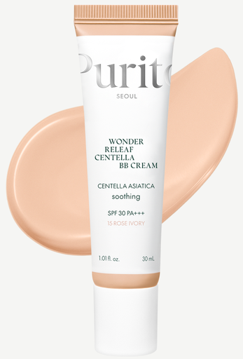 PURITO SEOUL BB CREAM WONDER RELEAF CENTELLA 15 ROSE IVORY