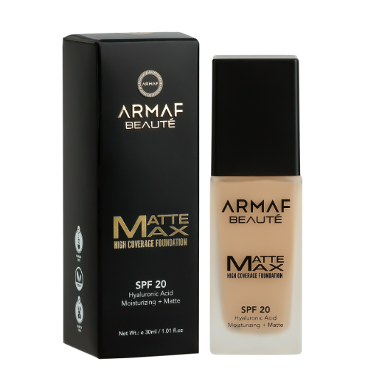 ARMAF BASE DE MAQUILLAJE AB MATTE MAX HIGH COVERAGE FOUNDATION SPF 20 07 OLIVE