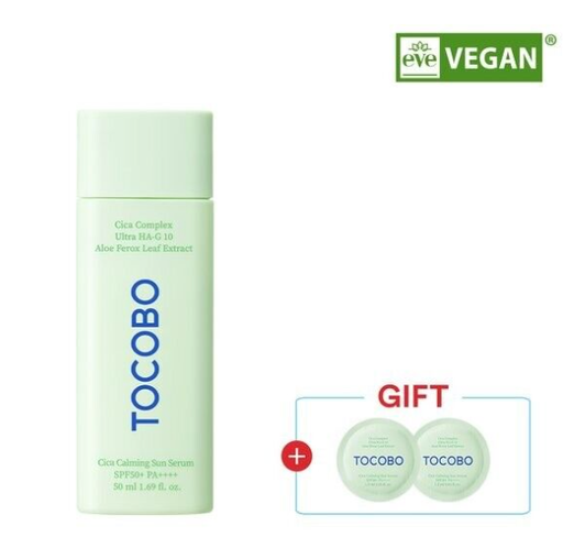 [8809835060447] TOCOBO BLOQUEADOR SUERO CICA CALMING SUN SERUM SPF50+ ULTRA 50 ML