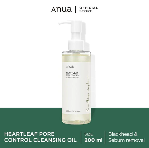 [8809640732829] ANUA ACEITE LIMPIADOR HEARTLEAF PORE CONTROL CLEASING OIL 200 ML
