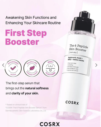 [8809598455658] COSRX SUERO FACIAL THE 6 PEPTIDE SKIN BOOSTER SERUM 150 ML