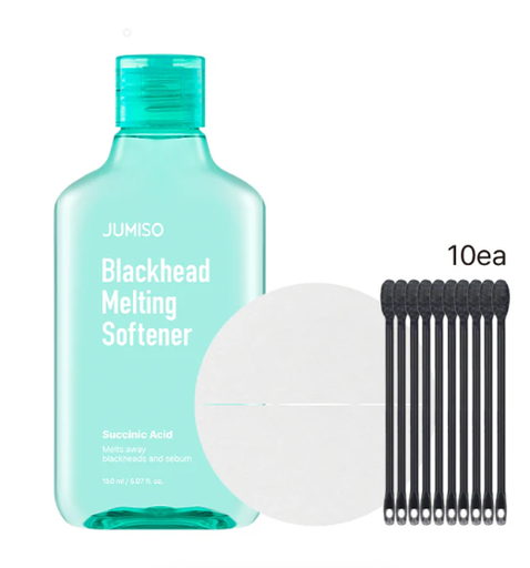 [8809655951970] JUMISO TONICO PURIFICANTE BLACKHEAD MELTING SOFTNER 150ML, COTTON PAD, COTTON SWAB