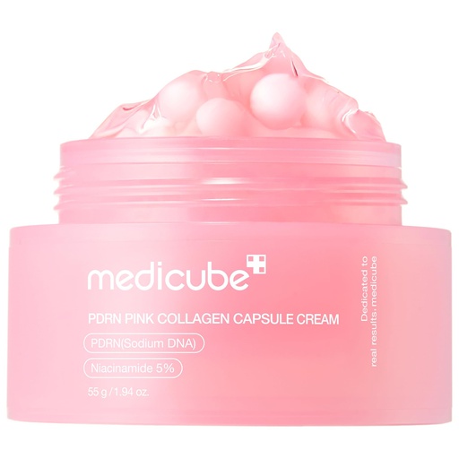 [8800256118885] MEDICUBE HIDRATANTE FACIAL REAFIRMANTE DE CAPSULAS DE COLAGENO PDRN PINK COLLAGEN